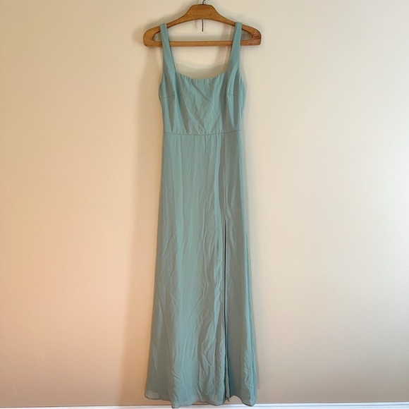 Lulus Sage Green Bridesmaid Dress - Picture 3 of 9